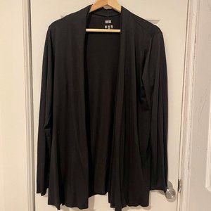 Uniqlo AIRism black cardigan UV cut (M)